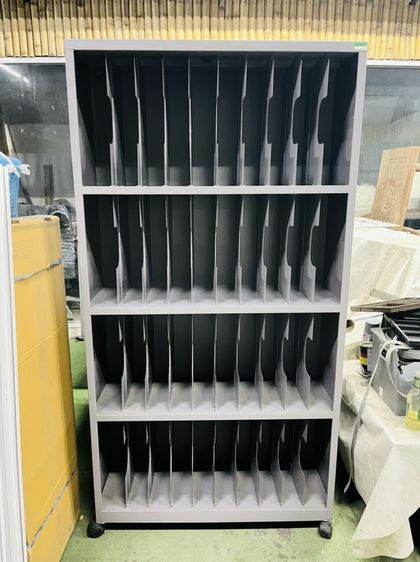 ตู้เหล็กเก็บแฟ้มเอกสาร 40 ช่อง มีล้อ