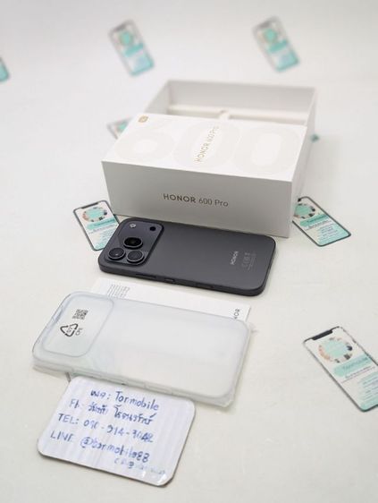 ขาย เทิร์น Honor 600 Pro 512 GB ศูนย์ไทย สภาพสวย อุปกรณ์ครบยกกล่อง ประกันยาว เพียง 19,590 บาท เท่านั้น ครับ 