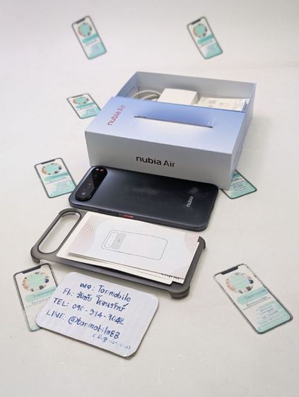 256 GB ขาย เทิร์น Nubia Air Ram 8 Rom 256 ศูนย์ไทย อุปกรณ์ครบยกกล่อง ประกันเหลือ เพียง 3,990 บาท ครับ