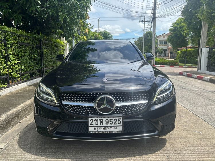 Mercedes-Benz C-Class 2021 C220 Sedan ดีเซล ไม่ติดแก๊ส เกียร์อัตโนมัติ ดำ