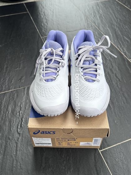 รองเท้าเทนนิส Asics Gel Resolution X (Women) Size 37.5 สี White/Bluebell