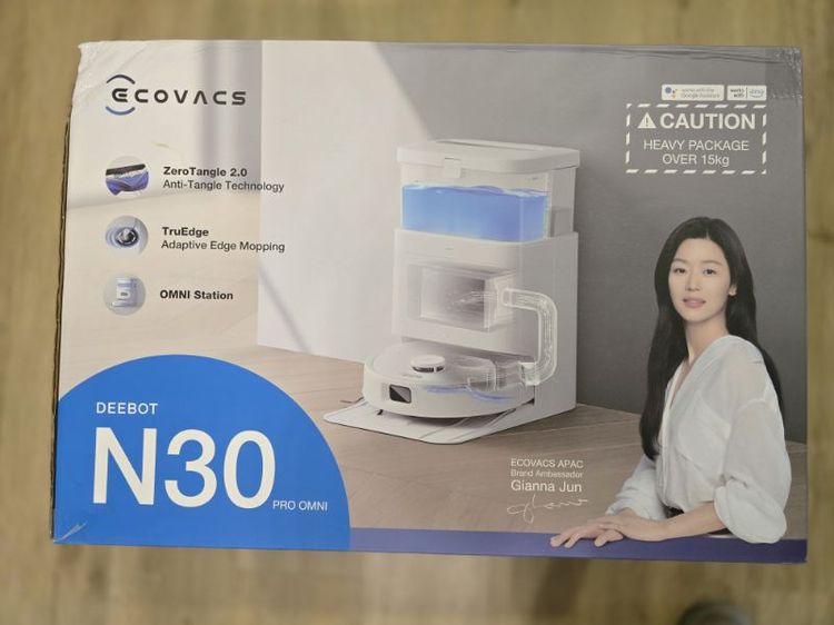 หุ่นยนต์ทำความสะอาดอัจฉริยะ Ecovace Deebot N30 Pro Omni สภาพดีมากพร้อมกล่อง มี 2 ตัว รูปที่ 3