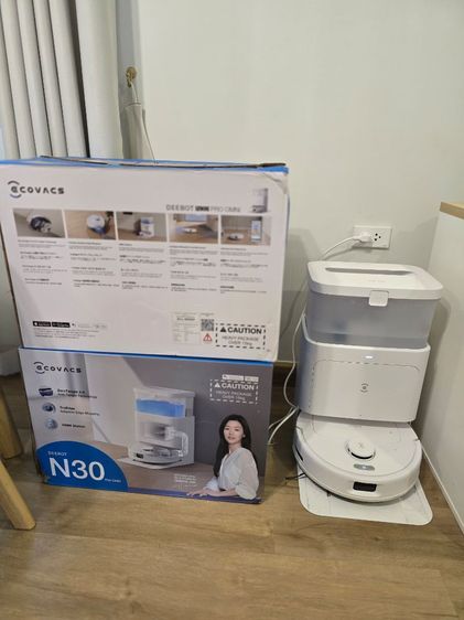 หุ่นยนต์ทำความสะอาดอัจฉริยะ Ecovace Deebot N30 Pro Omni สภาพดีมากพร้อมกล่อง มี 2 ตัว รูปที่ 7