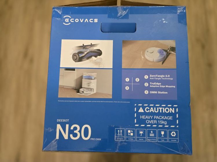 หุ่นยนต์ทำความสะอาดอัจฉริยะ Ecovace Deebot N30 Pro Omni สภาพดีมากพร้อมกล่อง มี 2 ตัว รูปที่ 5