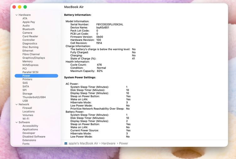 MacBook Air 13-inch M2 2022 Ram8GB SSD512GB  silver  CPU-8 core, GPU8-core รูปที่ 12