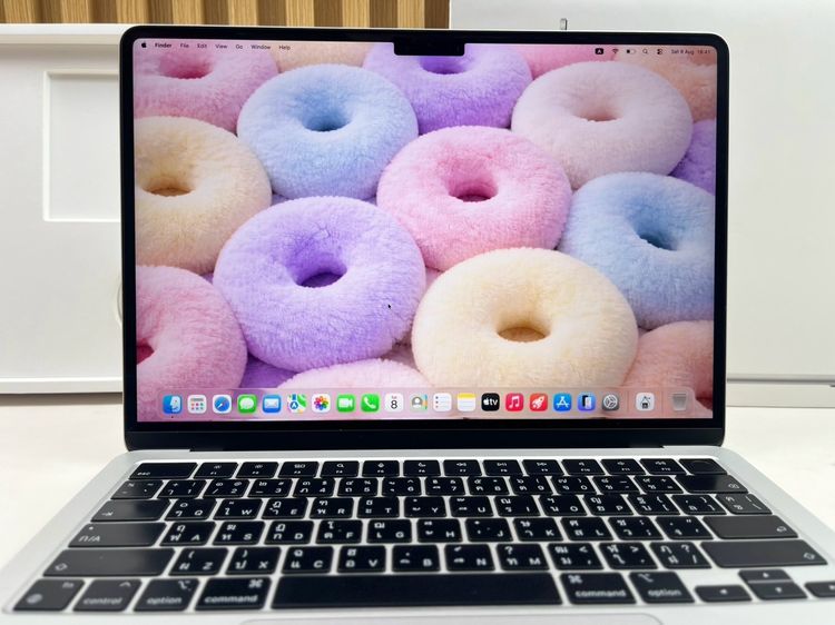 MacBook Air 13-inch M2 2022 Ram8GB SSD512GB  silver  CPU-8 core, GPU8-core รูปที่ 2