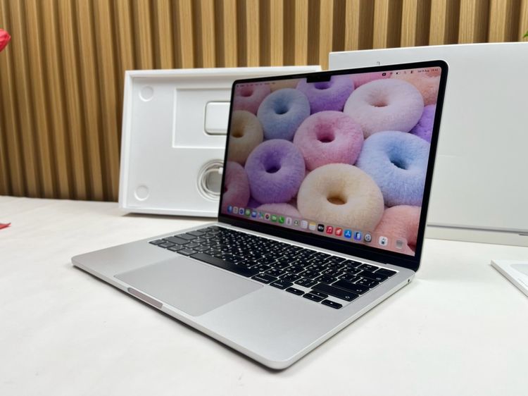 MacBook Air 13-inch M2 2022 Ram8GB SSD512GB  silver  CPU-8 core, GPU8-core รูปที่ 4