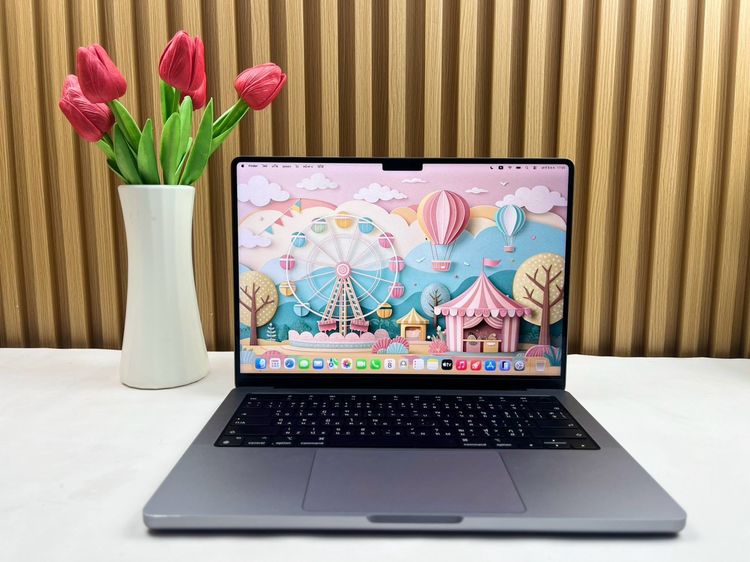 Apple Mackbook Pro 14 Inch แมค โอเอส 16 กิกะไบต์ อื่นๆ ไม่ใช่ MacBook Pro 14-inch M1 Pro 2021 Ram16GB SSD512GB Space gray