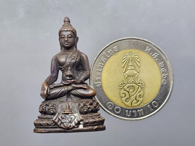 พระกริ่ง มวก. รุ่นแรก พระราชทาน เนื้อนวโลหะ วัดบวรนิเวศวิหาร ปี 2523 พร้อมกล่องเดิม รูปที่ 8