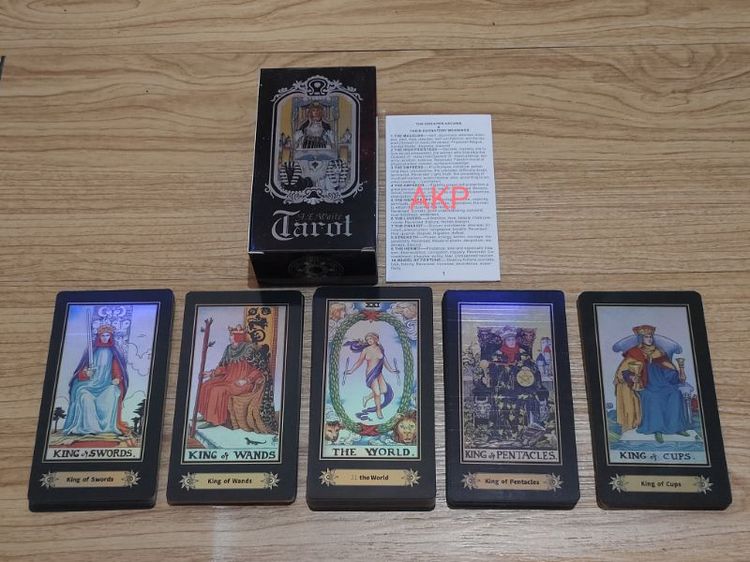 🔮ไพ่ทาโรต์เลเซอร์โฮโลแกรม(Holographic Tarot)ลายRider-Waite