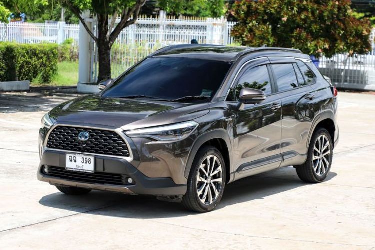 Toyota Corolla Cross 2020 1.8 Hybrid Premium Safety Utility-car ไฮบริด ไม่ติดแก๊ส เกียร์อัตโนมัติ น้ำตาล รูปที่ 2