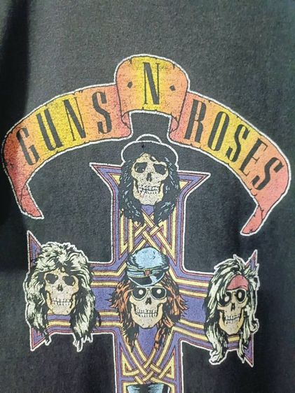เสื้อวง Gun n Roses อก19.5 นิ้ว ยาว29.5 นิ้ว รูปที่ 5