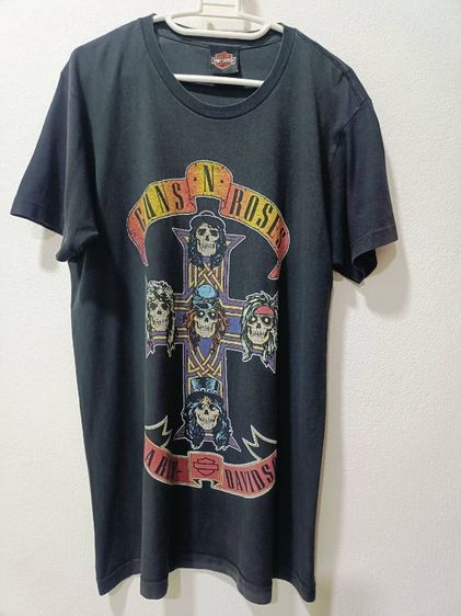 เสื้อวง Gun n Roses อก19.5 นิ้ว ยาว29.5 นิ้ว รูปที่ 6