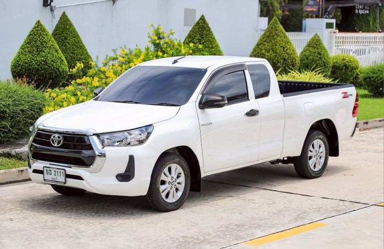 Toyota Hilux Revo 2022 2.4 Entry Pickup ดีเซล ไม่ติดแก๊ส เกียร์ธรรมดา ขาว รูปที่ 2