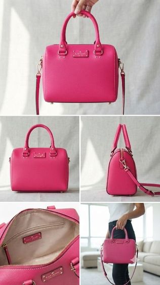 💫ส่งต่อกระเป๋า Kate Spade New York แท้ 💯% (ทรง Satchel สีชมพูสุดน่ารัก)