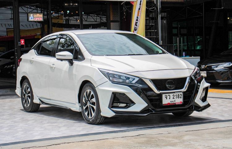 Nissan Almera 2020 1.0 V Sedan เบนซิน ไม่ติดแก๊ส เกียร์อัตโนมัติ ขาว รูปที่ 3