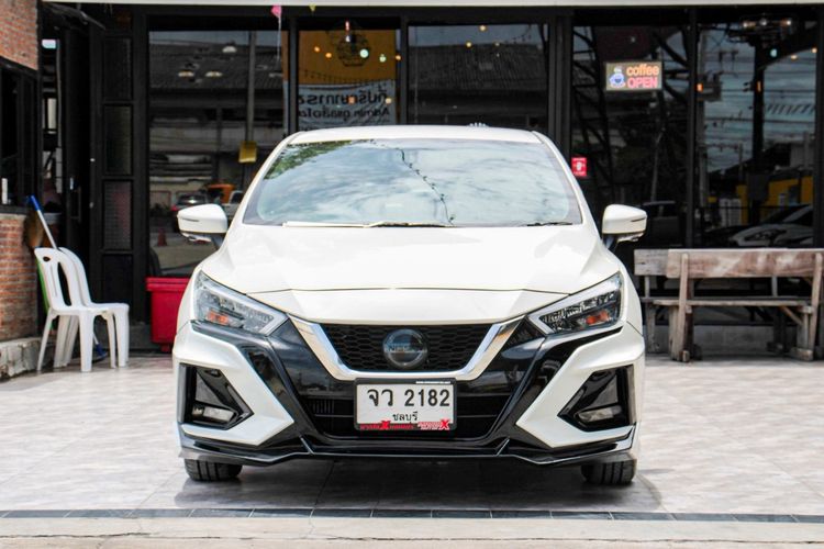 Nissan Almera 2020 1.0 V Sedan เบนซิน ไม่ติดแก๊ส เกียร์อัตโนมัติ ขาว รูปที่ 2