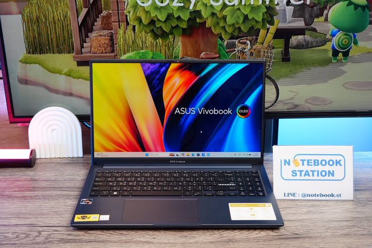 Asus Vivobook 15X OLED Ryzen7-5800H Ram8 SSD512 จอ15.6นิ้ว OLED 2.8K 120Hz จอสวย สเปคสูง เครื่องพร้อมใช้งาน ขายเพียง 15,900.- รูปที่ 2