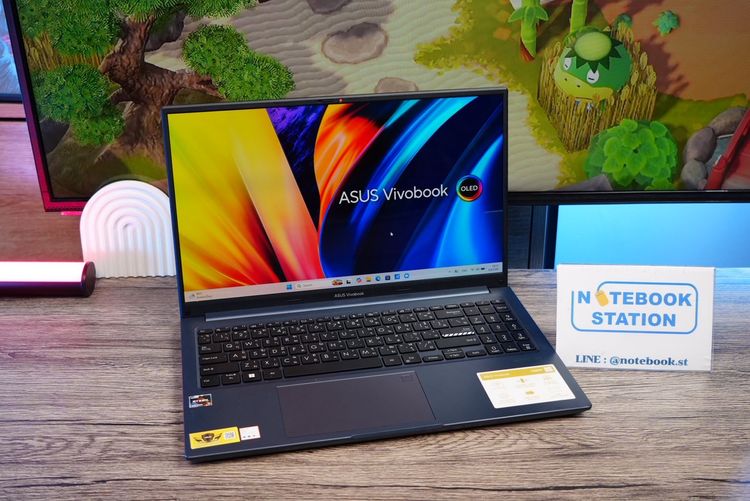 Asus Vivobook 15X OLED Ryzen7-5800H Ram8 SSD512 จอ15.6นิ้ว OLED 2.8K 120Hz จอสวย สเปคสูง เครื่องพร้อมใช้งาน ขายเพียง 15,900.- รูปที่ 4