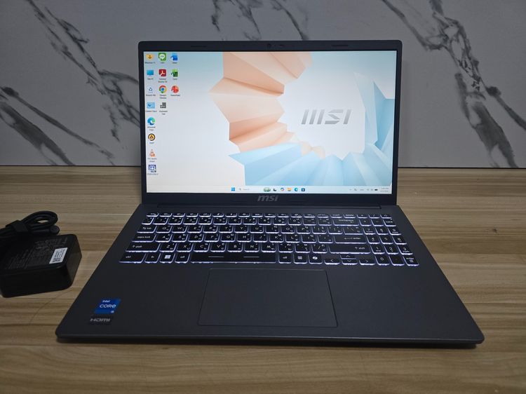 Msi Modern15 i5-1334U+ Ram16 ddr5+15.6" FHD IPS+SSD512+ ประกันศูนย์
