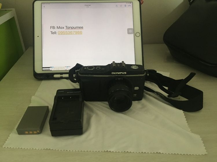 กล้องมิลเลอร์เลส Olympus E-P2 เลนส์ฟิก มือสอง สภาพดี ใช้งานได้ปกติ