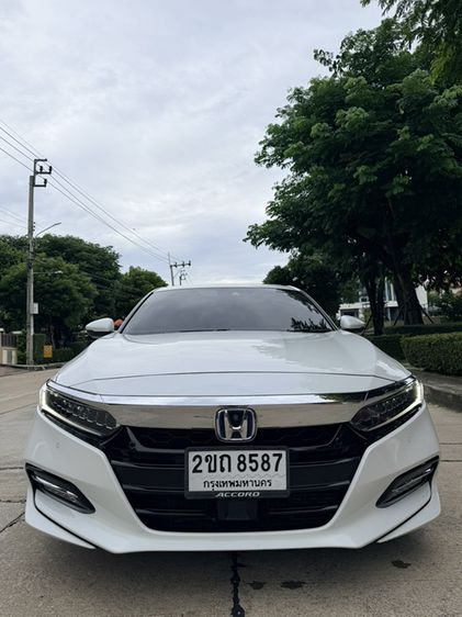 Honda Accord 2021 2.0 e:HEV Tech Sedan ไฮบริด เกียร์อัตโนมัติ ขาว