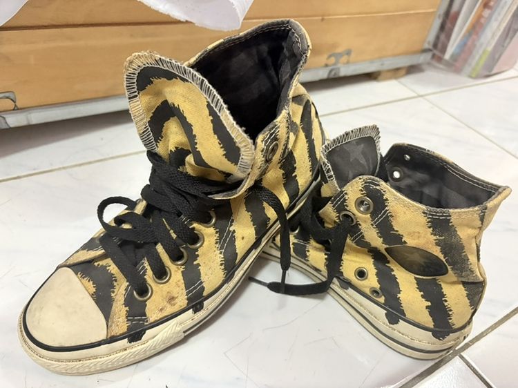 รองเท้าผ้าใบ ผ้าใบ UK 6 | EU 39 1/3 | US 7.5 เหลือง รองเท้า Converse หุ้มข้อ
