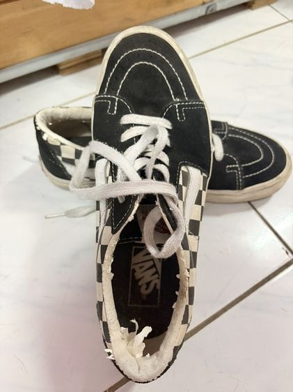 Skechers รองเท้าผ้าใบ ผ้า UK 7 | EU 40 2/3 | US 8.5 ดำ รองเท้าแวนของแท้