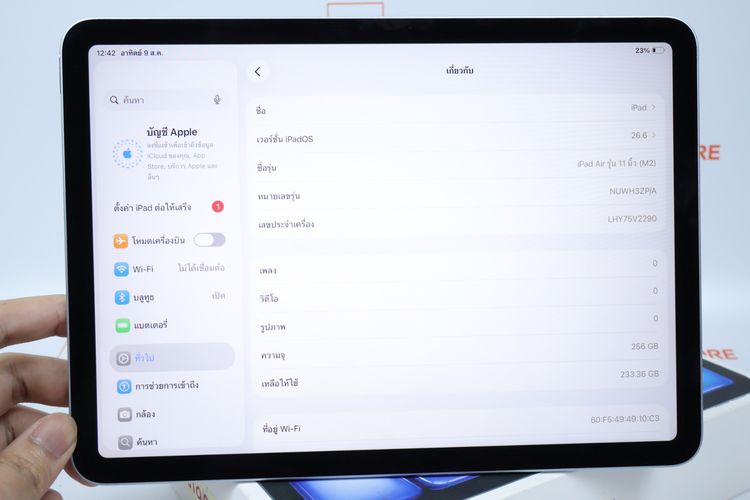 iPad Air M2 11" 256GB WiFi  รูปที่ 2