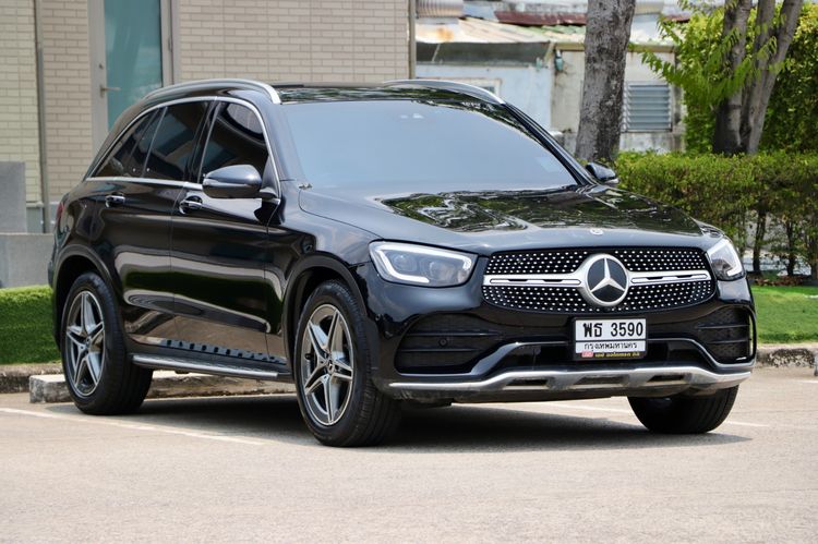 Mercedes-Benz GLC-Class 2021 GLC220d Utility-car ดีเซล ไม่ติดแก๊ส เกียร์อัตโนมัติ ดำ
