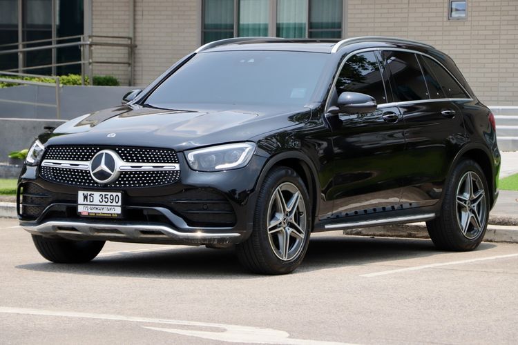 Mercedes-Benz GLC-Class 2021 GLC220d Utility-car ดีเซล ไม่ติดแก๊ส เกียร์อัตโนมัติ ดำ รูปที่ 3