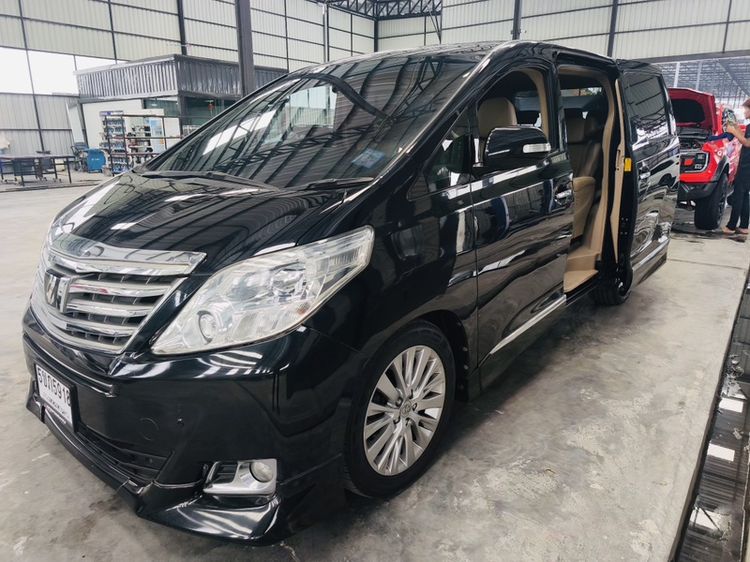 Toyota Alphard 2013 3.5 V Utility-car เบนซิน เกียร์อัตโนมัติ ดำ รูปที่ 4