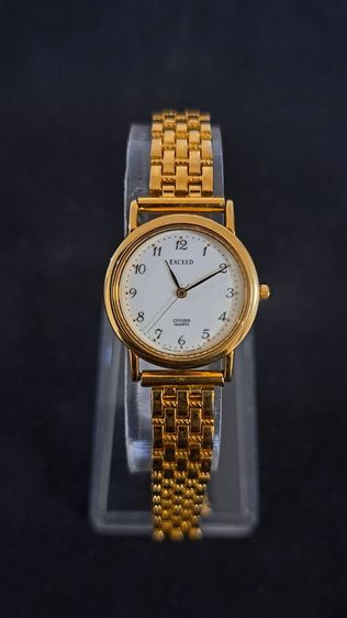ทอง Citizen EXCEED Vintage Japan Quartz 5437-F40292 สายเดิม Citizen