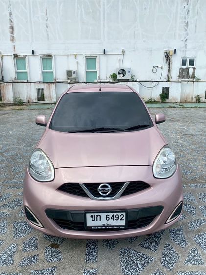 Nissan March 2018 1.2 E Sedan เบนซิน เกียร์อัตโนมัติ ชมพู