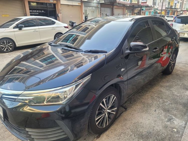 Toyota Altis 2017 1.6 G Sedan เบนซิน ไม่ติดแก๊ส เกียร์อัตโนมัติ ดำ รูปที่ 3