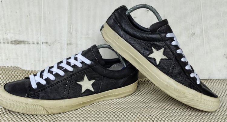รองเท้า💥Converse One star💥ของแท้‼️หนังสีดำ‼️พื้นเดิม สวยๆ เดิมๆ สภาพดี💥ไซร์ 43 รูปที่ 10
