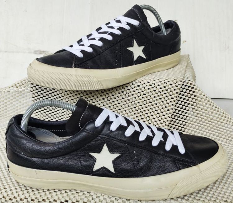 รองเท้า💥Converse One star💥ของแท้‼️หนังสีดำ‼️พื้นเดิม สวยๆ เดิมๆ สภาพดี💥ไซร์ 43 รูปที่ 12
