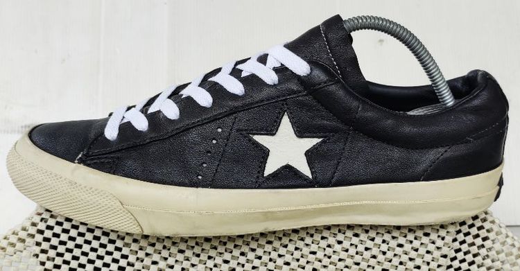 รองเท้า💥Converse One star💥ของแท้‼️หนังสีดำ‼️พื้นเดิม สวยๆ เดิมๆ สภาพดี💥ไซร์ 43 รูปที่ 6