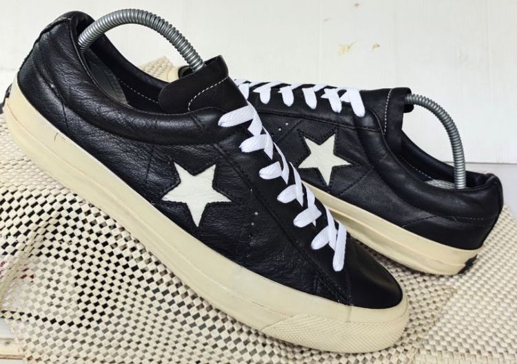 รองเท้า💥Converse One star💥ของแท้‼️หนังสีดำ‼️พื้นเดิม สวยๆ เดิมๆ สภาพดี💥ไซร์ 43 รูปที่ 16