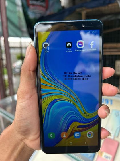 Samsung A7 2018 จอ6นิ้ว Rom128 Ram6 โหลดแอพได้ ใช้งานปกติ สภาพสวย ได้ทุกซิม