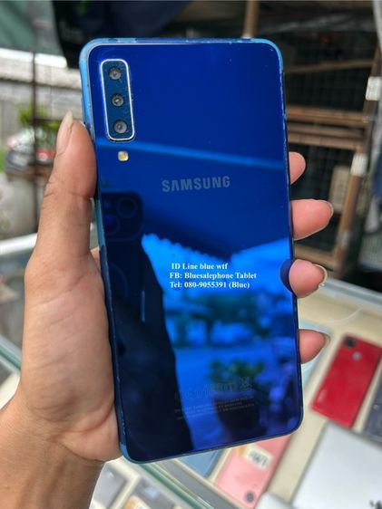 Samsung A7 2018 จอ6นิ้ว Rom128 Ram6 โหลดแอพได้ ใช้งานปกติ สภาพสวย ได้ทุกซิม รูปที่ 2