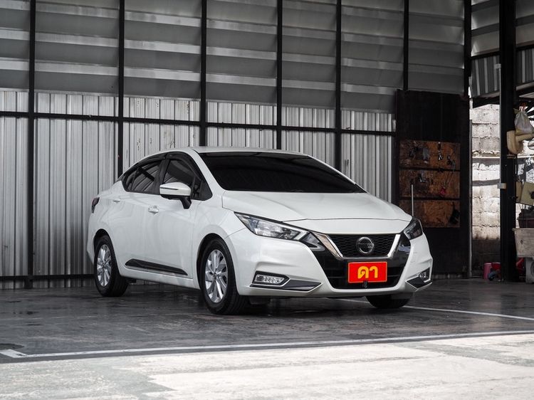 Nissan Almera 2020 1.0 VL Sedan เบนซิน ไม่ติดแก๊ส เกียร์อัตโนมัติ ขาว รูปที่ 2