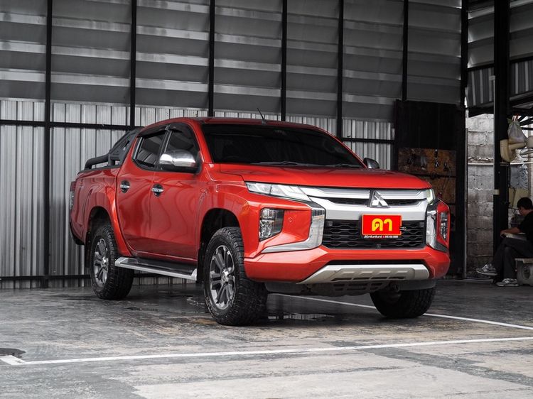 Mitsubishi Triton 2020 2.4 GT Premium 4WD Pickup ดีเซล ไม่ติดแก๊ส เกียร์อัตโนมัติ ส้ม รูปที่ 2