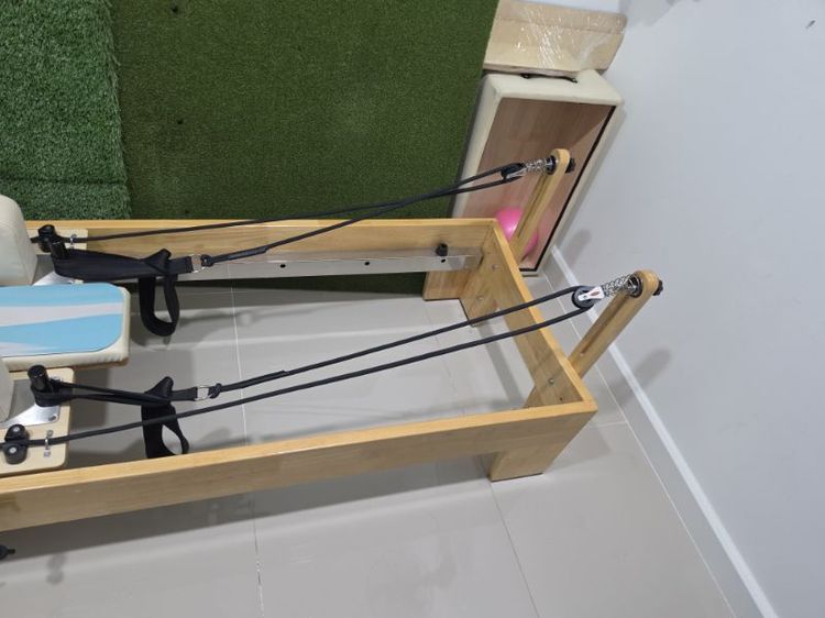 [ส่งต่อ] เครื่อง Pilates Reformer โครงไม้ สภาพ สวย (รับเองที่บ้าน [ประเวศ สวนหลวง]) รูปที่ 5