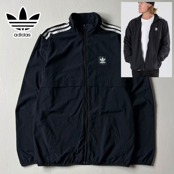 เสื้อเจ็คเก็ต ADIDAS แท้ 💯 size M วัดจริงขนาด อก 21.5  ยาว 26.5 นิ้ว สภาพใหม่มาก ดีเทลสวย ทรงสวย หายากน่าสะสมครับ