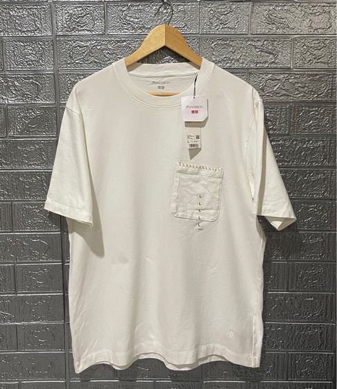 ขาว แขนสั้น เสื้อทีเชิ้ต อื่นๆ เสื้อ Uniqlo