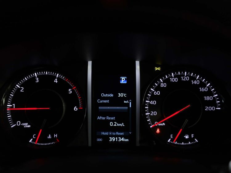 Toyota Fortuner 2022 2.8 GR Sport Black Top 4WD Utility-car ดีเซล ไม่ติดแก๊ส เกียร์อัตโนมัติ แดง รูปที่ 4