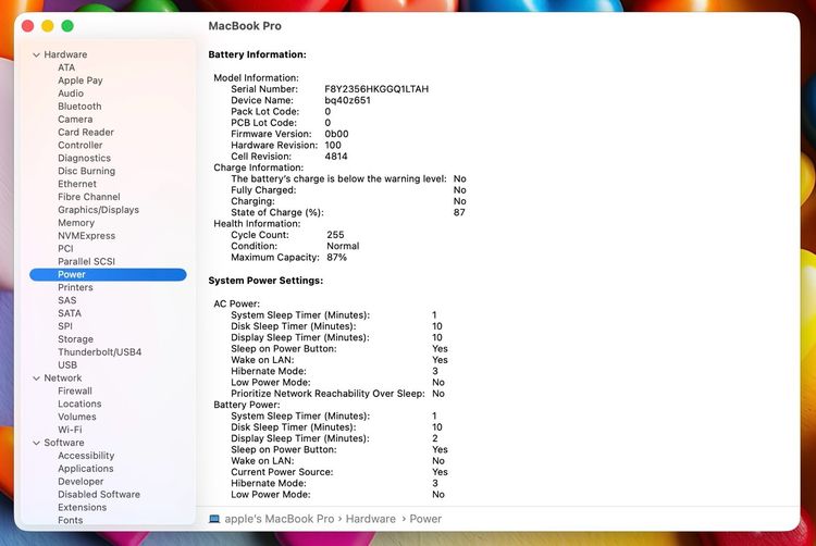 MacBook Pro 14-inch M1 Pro 2021 Ram32GB SSD1TB Space Gray รูปที่ 13