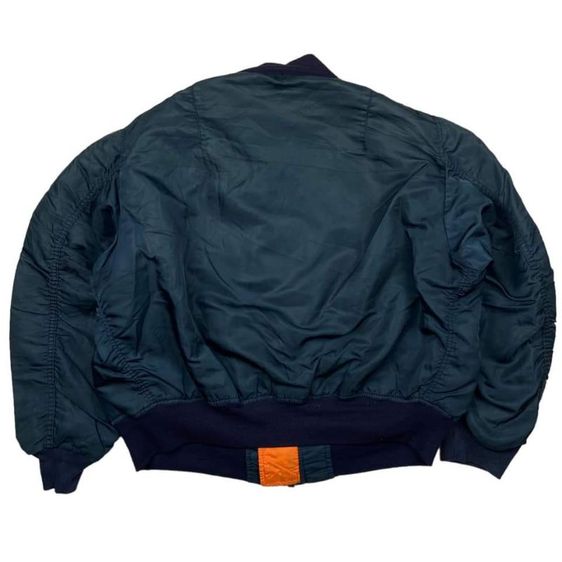 ขายเสื้อเจคเกตไฟท์อัลฟ้าไซร์xlสีนำเงินไม่ขาดไม่ปะสีเข้มสวย รูปที่ 9