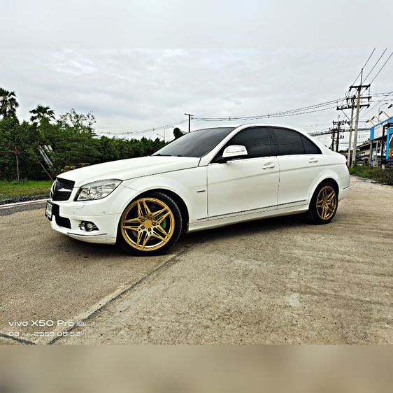 Mercedes-Benz C-Class 2009 C230 Sedan เบนซิน ไม่ติดแก๊ส เกียร์อัตโนมัติ ขาว
